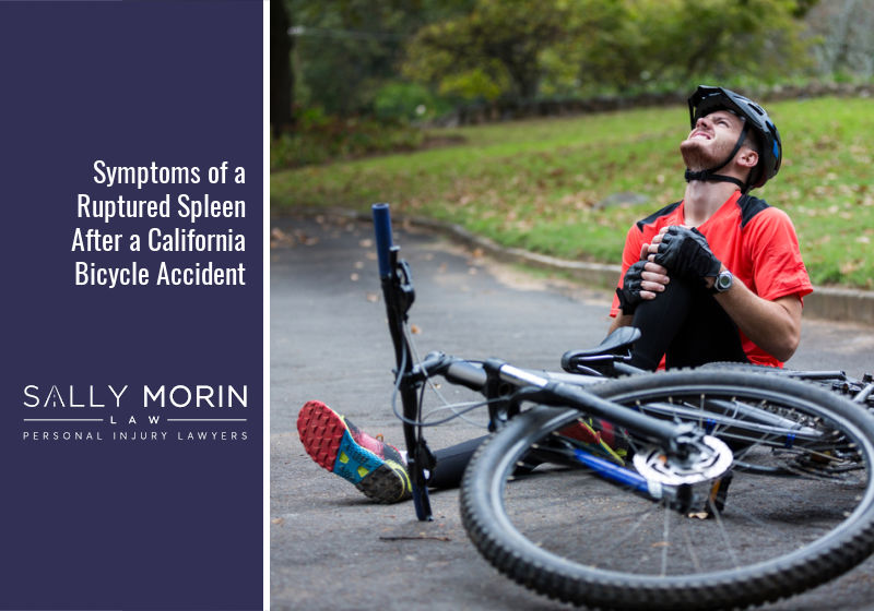 Symptoms of a Ruptured Spleen After a California Bicycle Accident